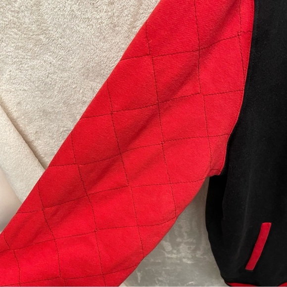 Marvel Deadpool Letterman jacket Red And Black men’s XL - Picture 7 of 8